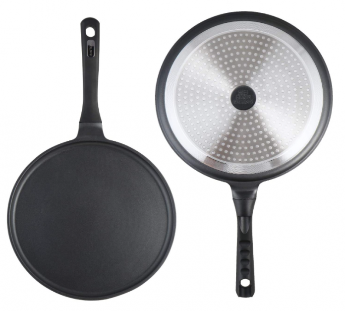 S·KITCHN Crepe Pan Nonstick Dosa Pan, Tawa Pan for Roti Indian, NonStick Pancake Griddle