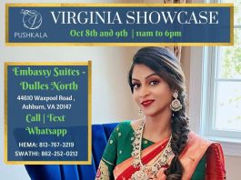 Pushkala – Virginia – Oct 8th and 9th