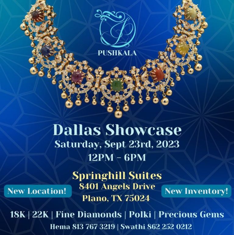 Pushkala – Dallas/Austin Showcase – Sep 23/24